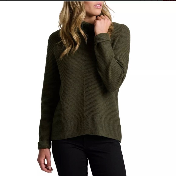 Kuhl Green Women's Turtleneck Sweater - Picture 1 of 5